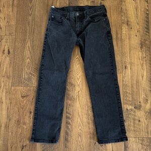 Levi’s 514 men’s black jeans, size W32, L30